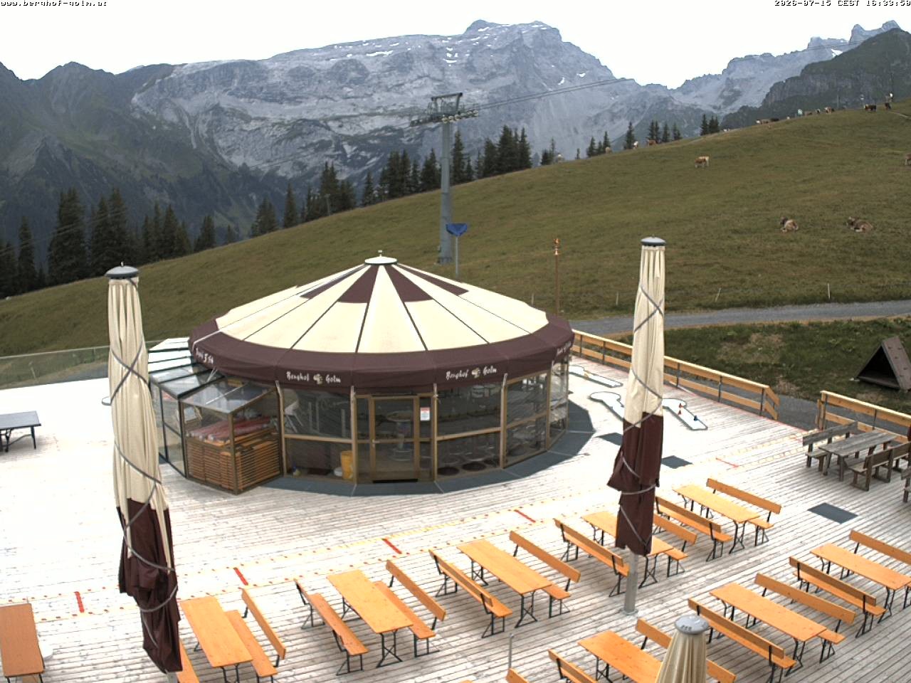 Archiv Foto Webcam Berghof Golm, Vorarlberg