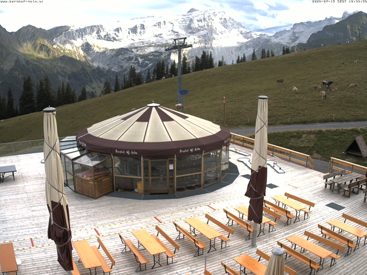 Archiv Foto Webcam Berghof Golm, Vorarlberg