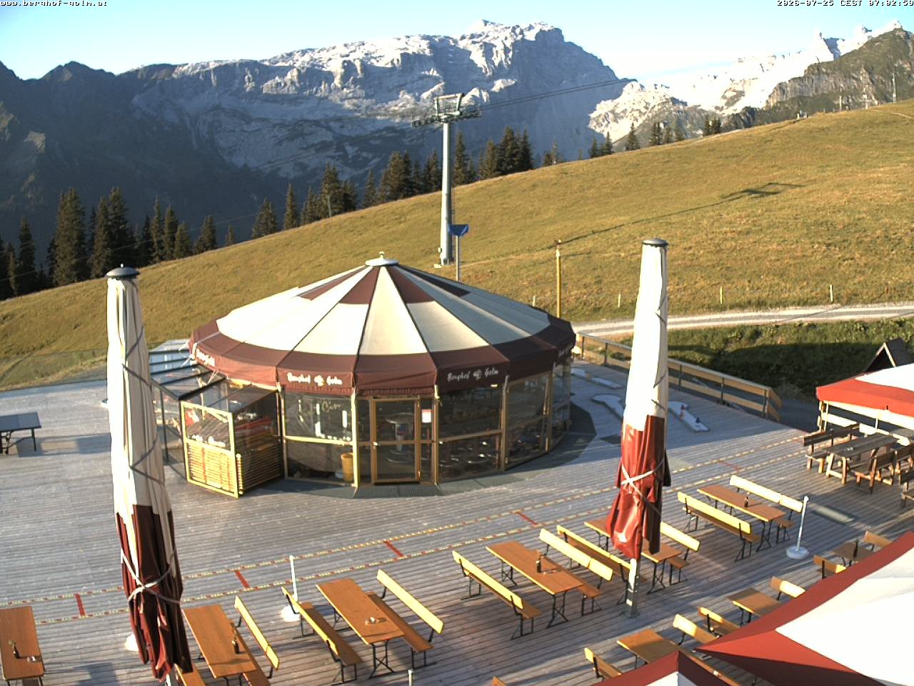 Archiv Foto Webcam Berghof Golm, Vorarlberg