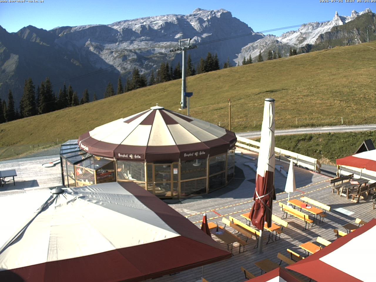 Archiv Foto Webcam Berghof Golm, Vorarlberg