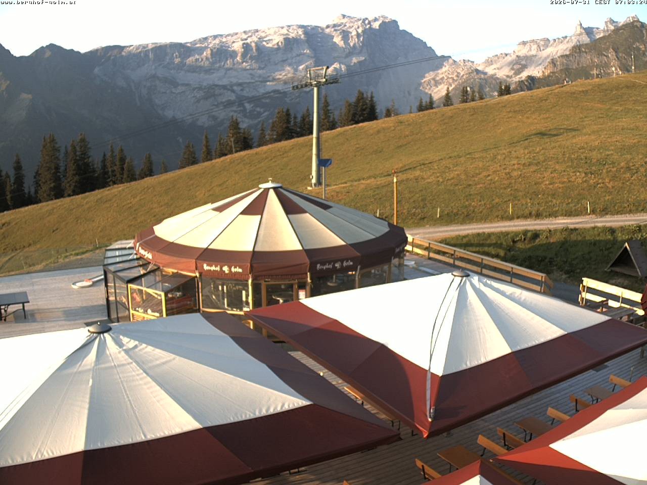 Archiv Foto Webcam Berghof Golm, Vorarlberg