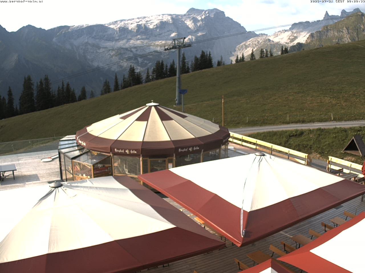 Archiv Foto Webcam Berghof Golm, Vorarlberg
