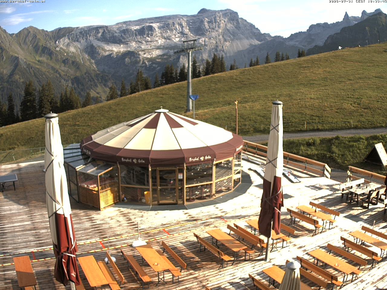 Archiv Foto Webcam Berghof Golm, Vorarlberg