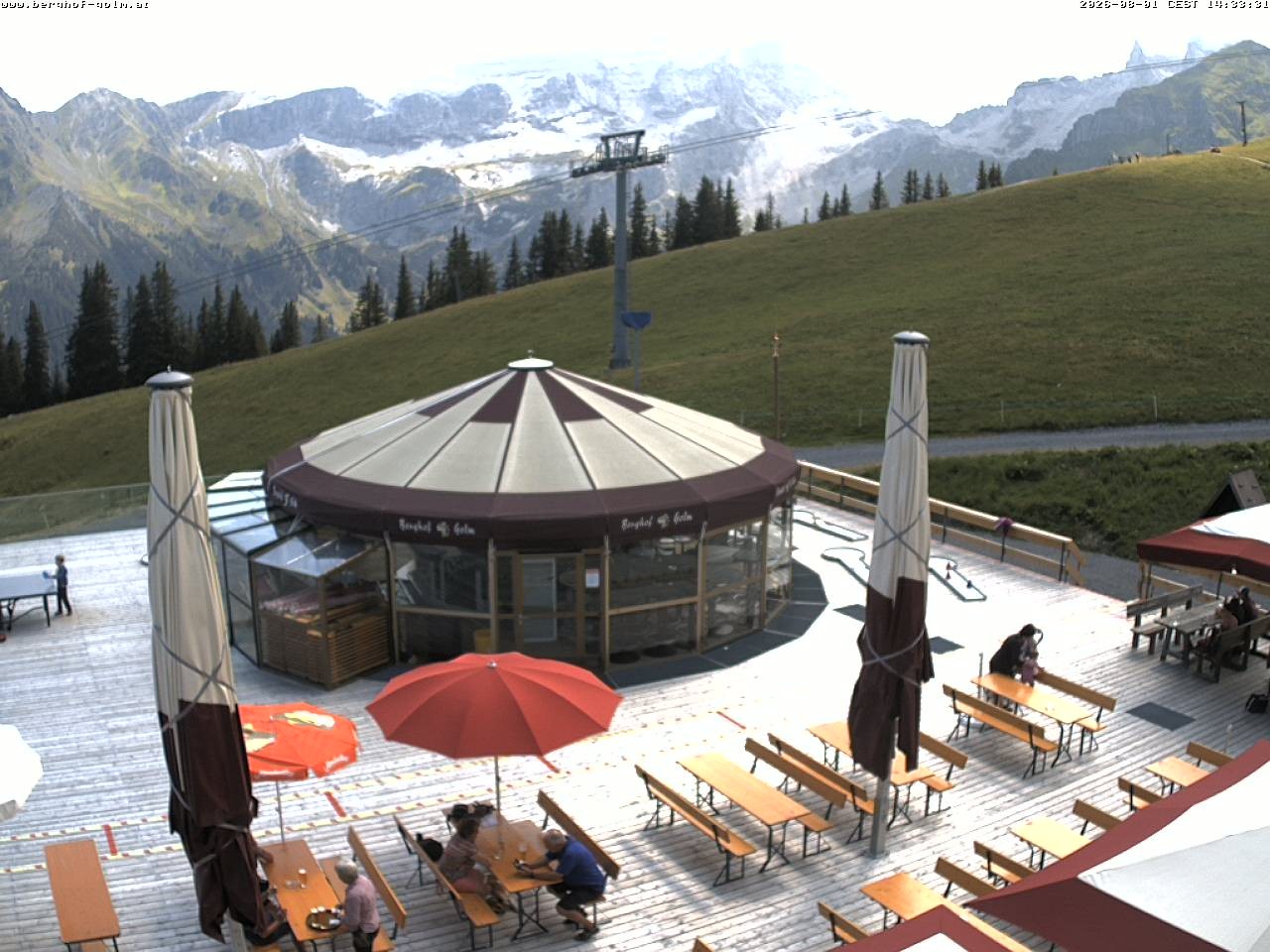 Archiv Foto Webcam Berghof Golm, Vorarlberg