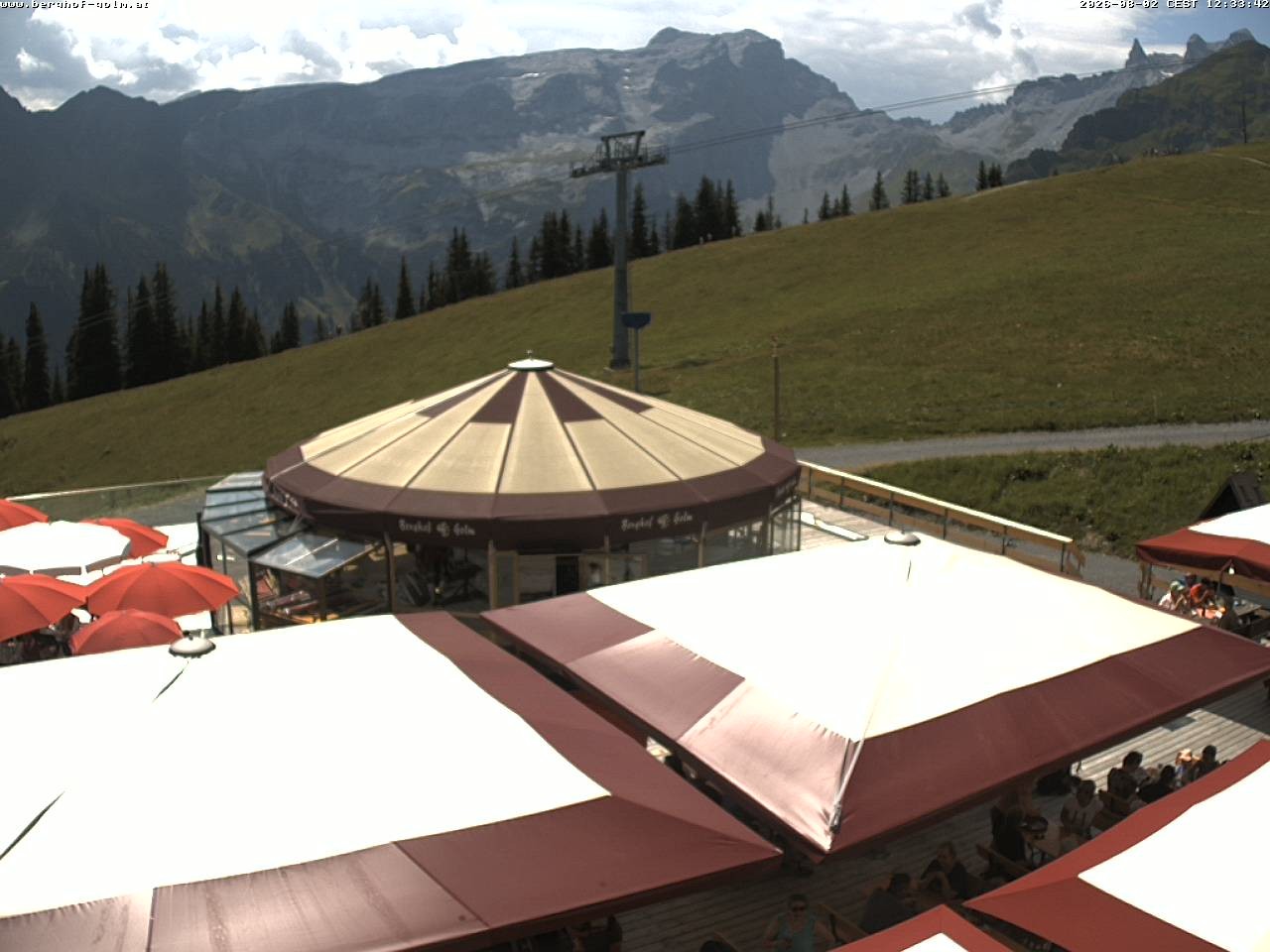 Archived image Webcam mountain restaurant "Berghof Golm", Vorarlberg