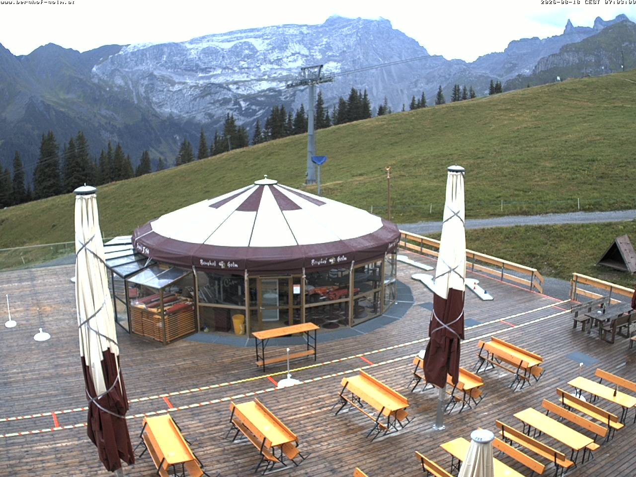 Archiv Foto Webcam Berghof Golm, Vorarlberg
