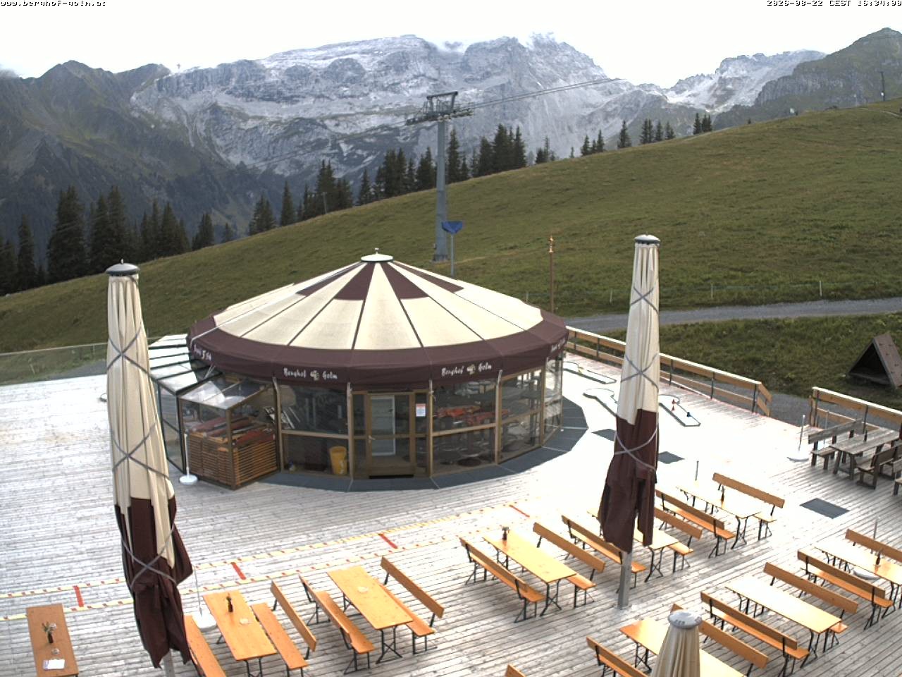 Archiv Foto Webcam Berghof Golm, Vorarlberg