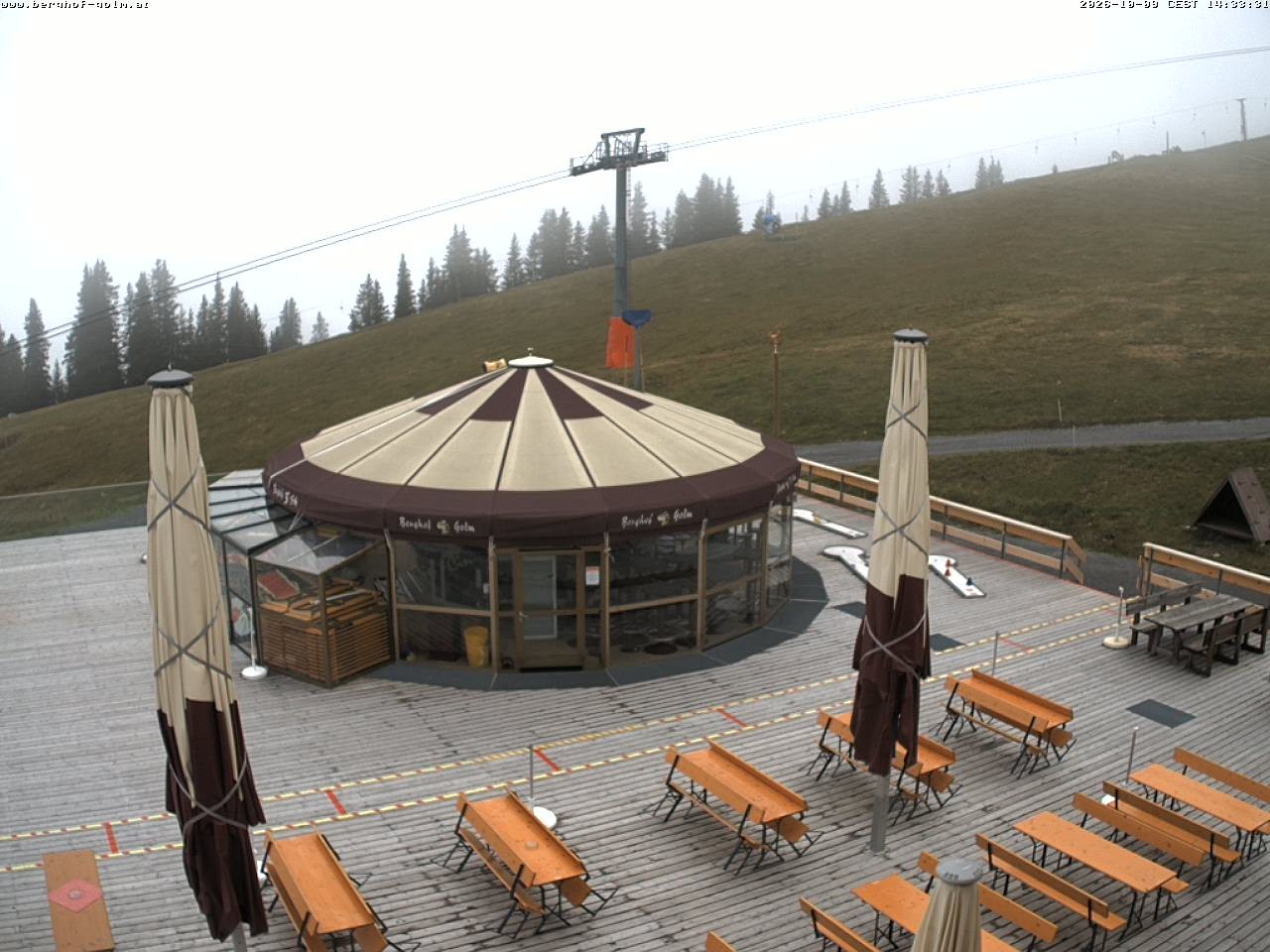 Archived image Webcam mountain restaurant "Berghof Golm", Vorarlberg