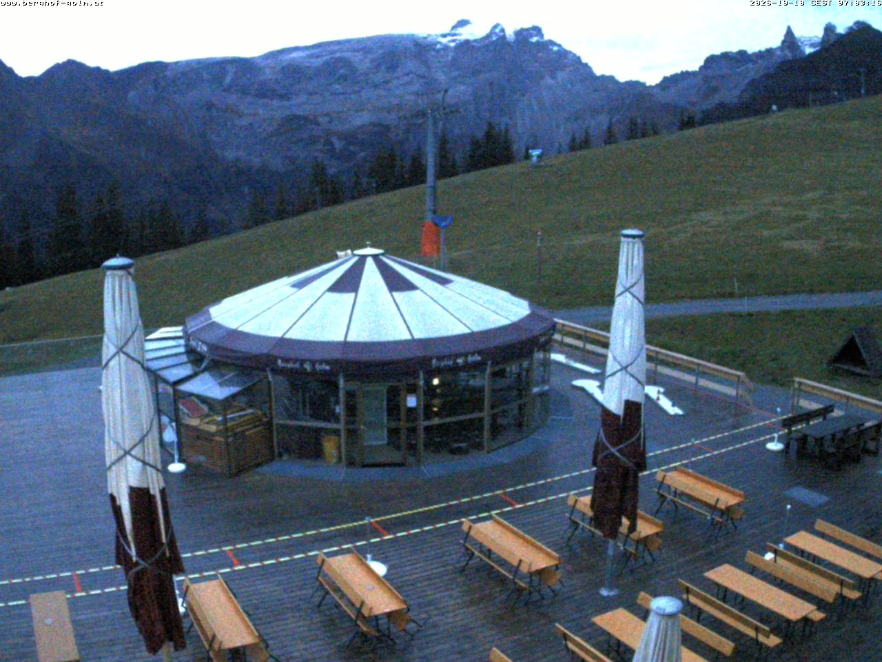 Archived image Webcam mountain restaurant "Berghof Golm", Vorarlberg