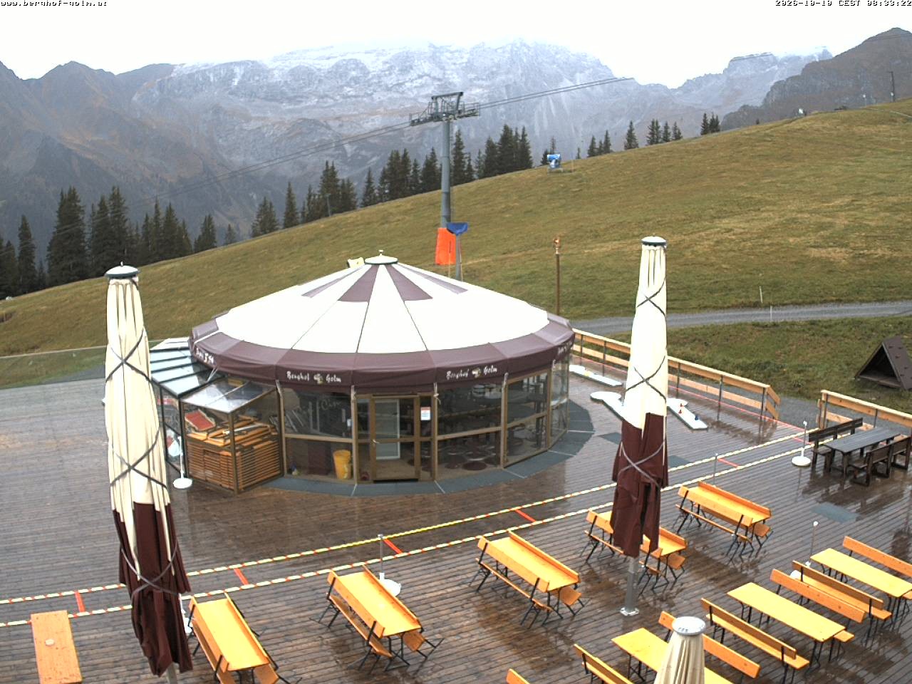 Archived image Webcam mountain restaurant "Berghof Golm", Vorarlberg