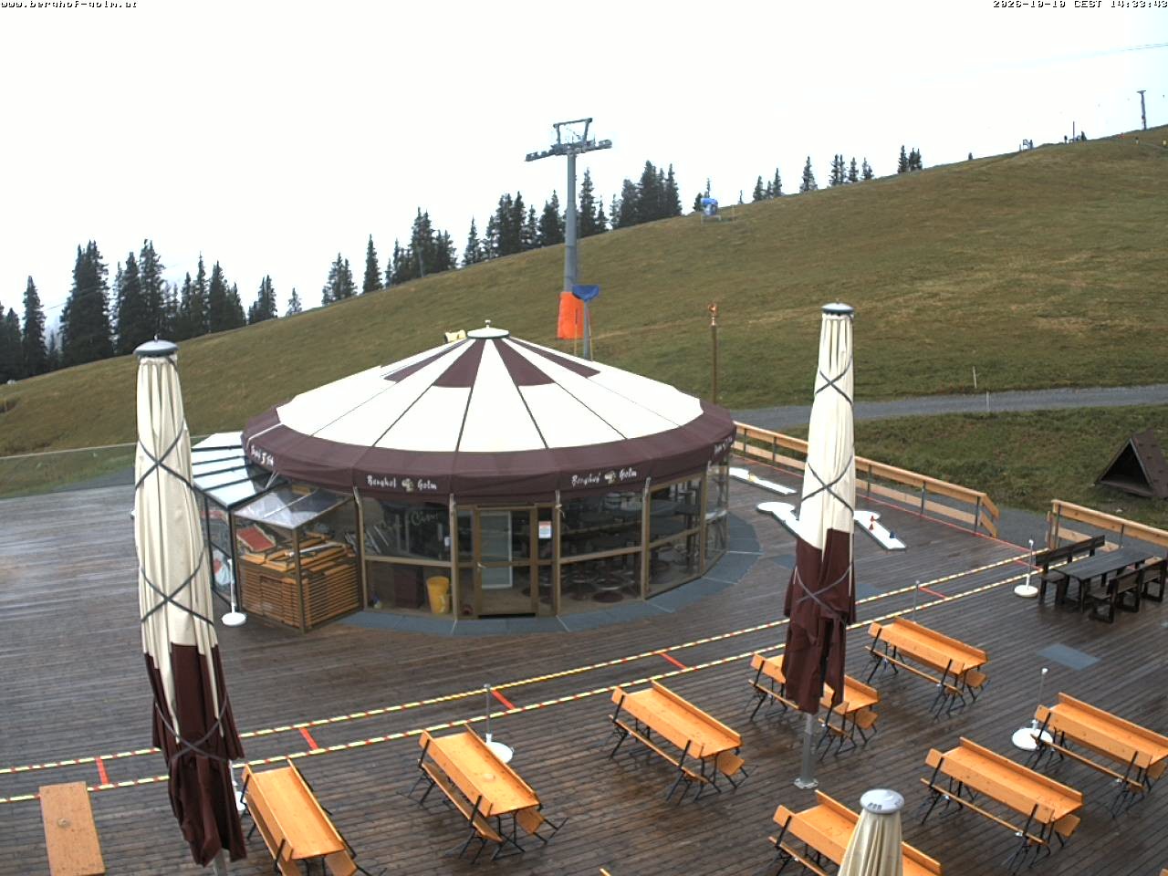 Archived image Webcam mountain restaurant "Berghof Golm", Vorarlberg