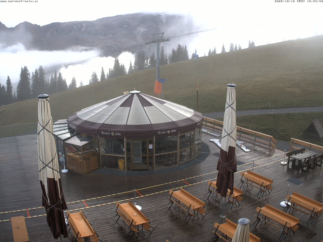 Archived image Webcam mountain restaurant "Berghof Golm", Vorarlberg