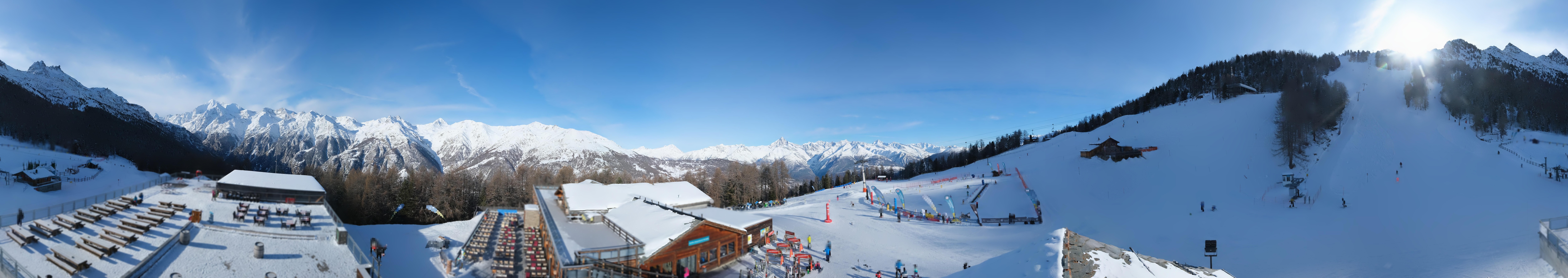 Archiv Foto Webcam Hannigalp Nord, Grächen im Wallis