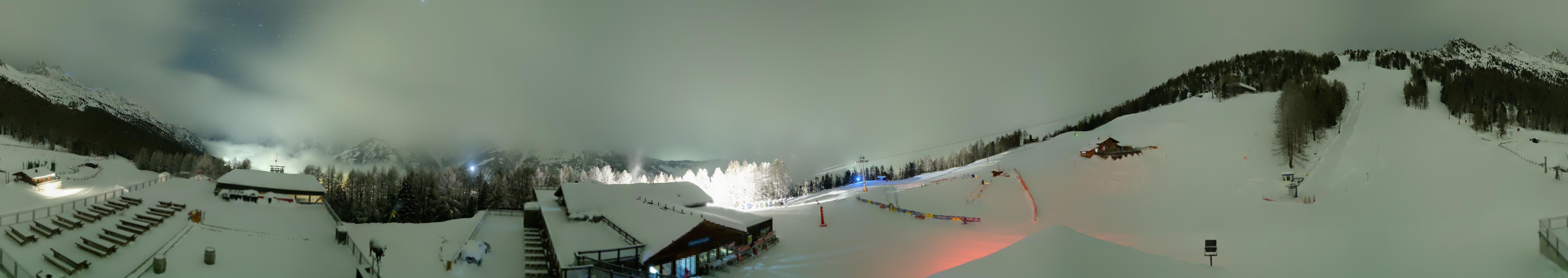 Archived image Webcam north "Hannigalp", Grächen in Valais