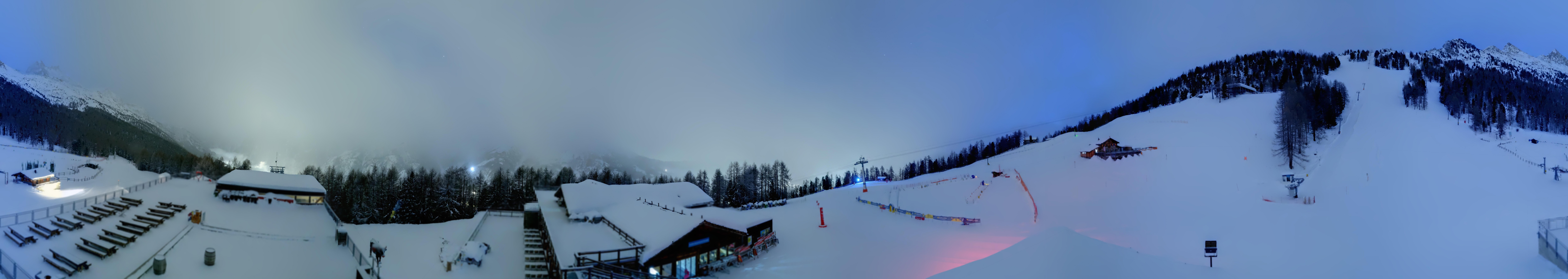 Archived image Webcam north "Hannigalp", Grächen in Valais