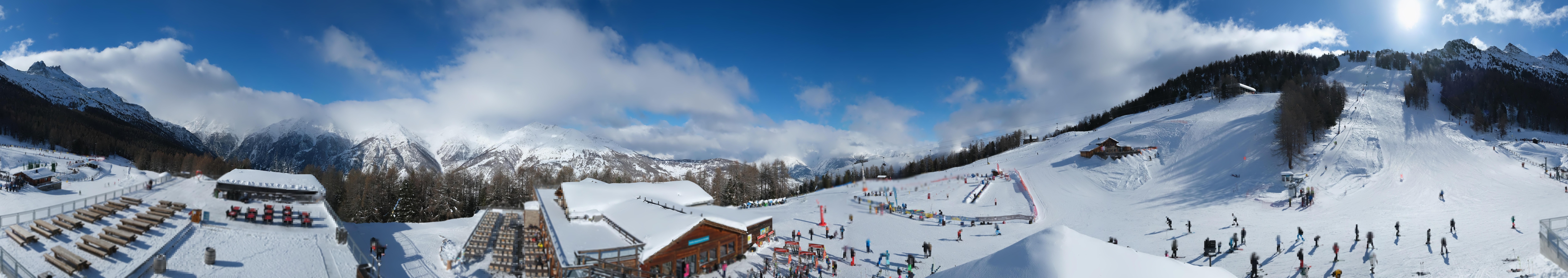 Archived image Webcam north "Hannigalp", Grächen in Valais