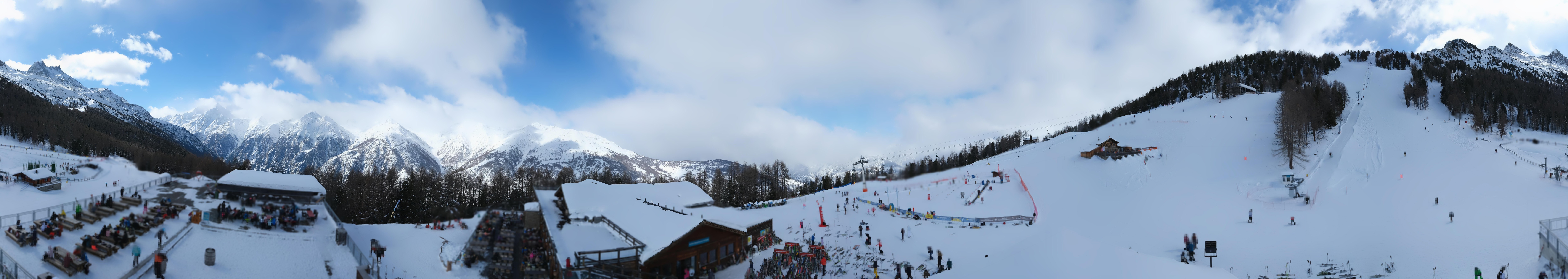 Archived image Webcam north "Hannigalp", Grächen in Valais