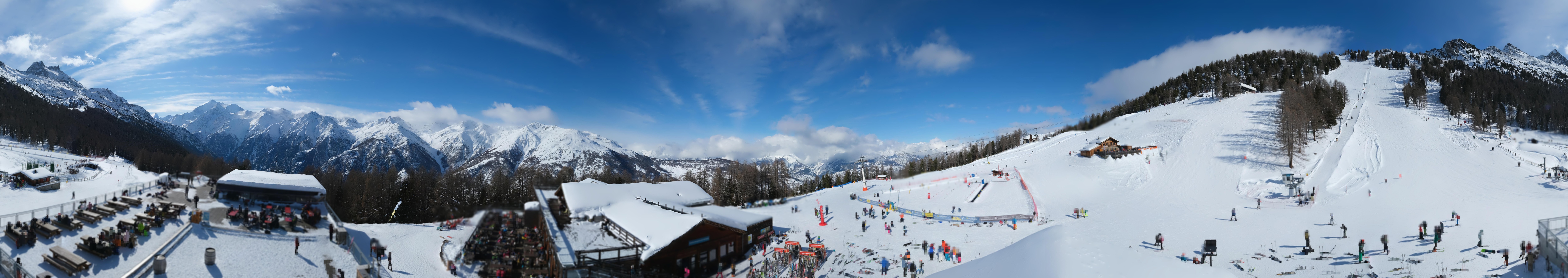 Archived image Webcam north "Hannigalp", Grächen in Valais
