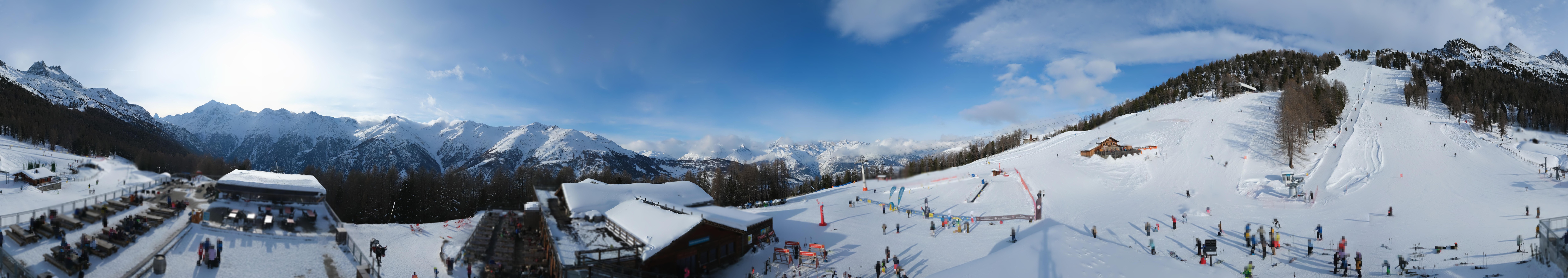 Archived image Webcam north "Hannigalp", Grächen in Valais