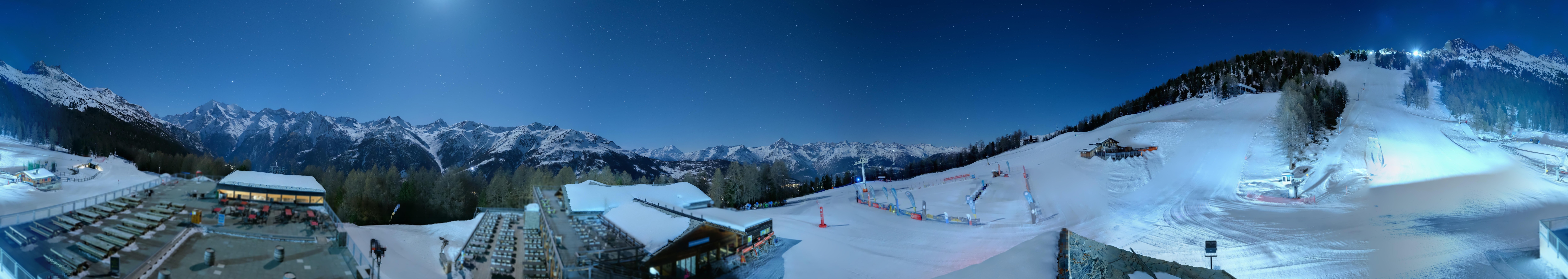 Archived image Webcam north "Hannigalp", Grächen in Valais