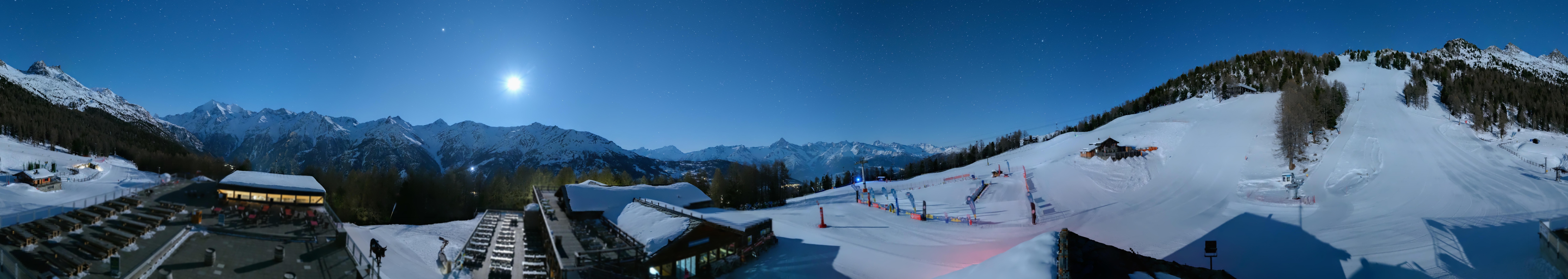 Archived image Webcam north "Hannigalp", Grächen in Valais