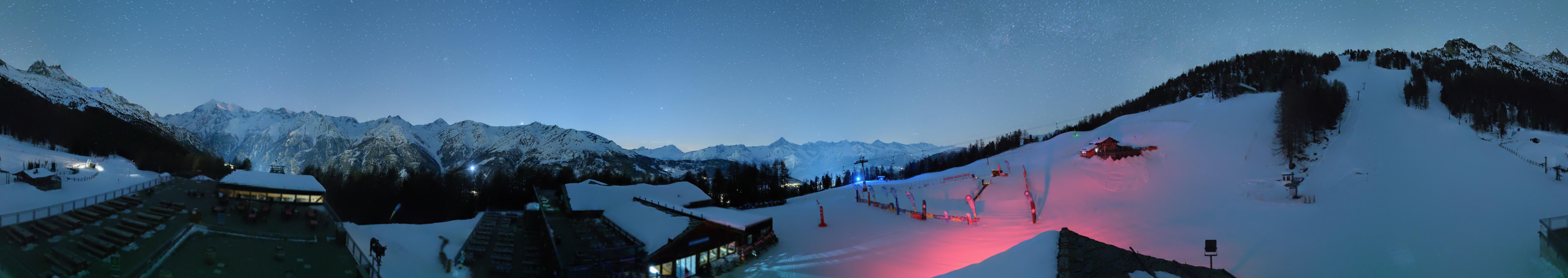 Archived image Webcam north "Hannigalp", Grächen in Valais