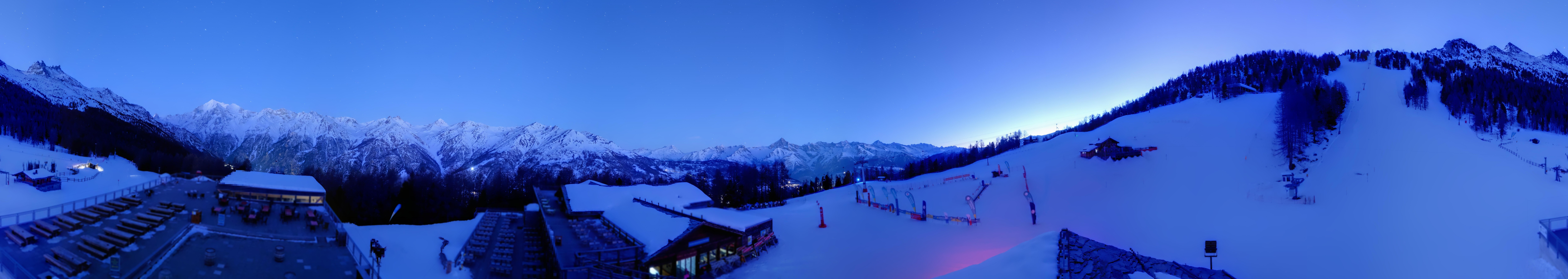 Archived image Webcam north "Hannigalp", Grächen in Valais