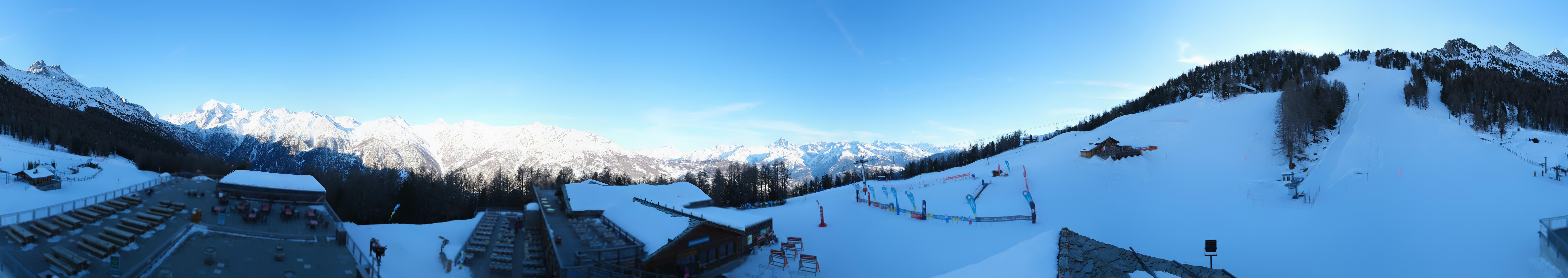 Archived image Webcam north "Hannigalp", Grächen in Valais