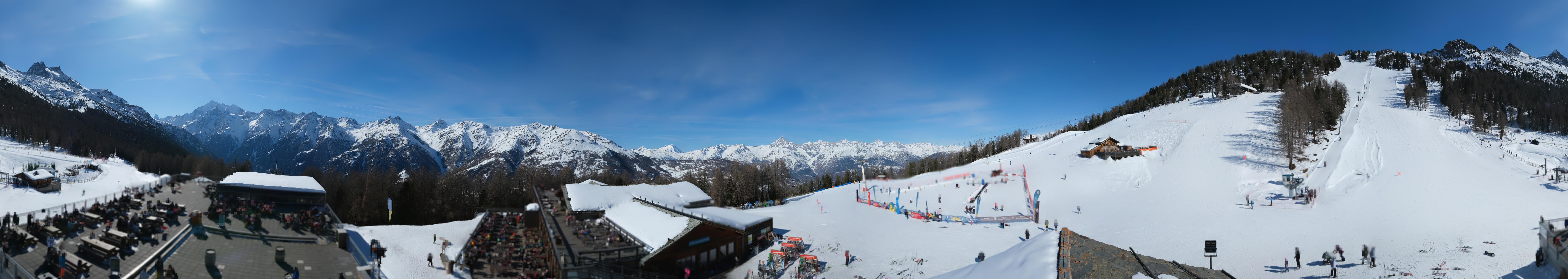 Archived image Webcam north "Hannigalp", Grächen in Valais