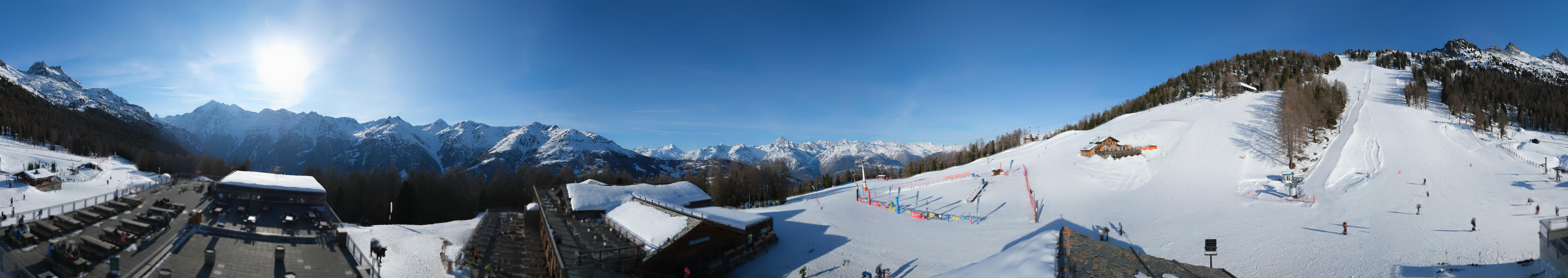 Archived image Webcam north "Hannigalp", Grächen in Valais