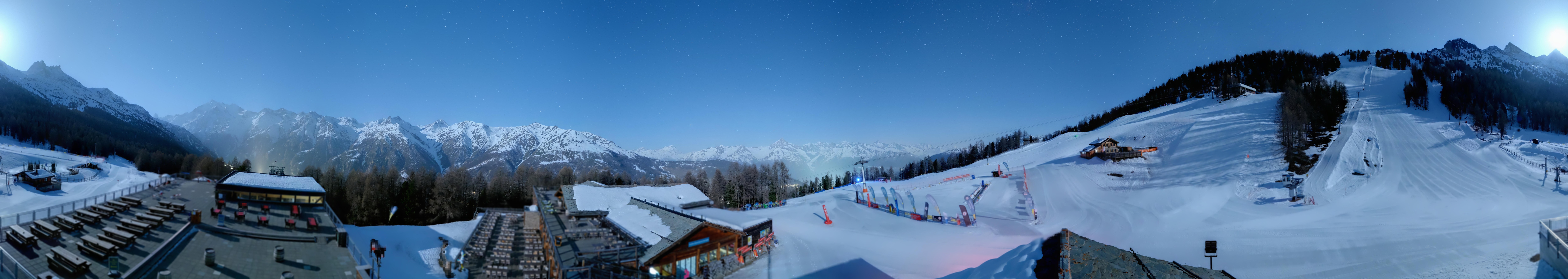 Archiv Foto Webcam Hannigalp Nord, Grächen im Wallis