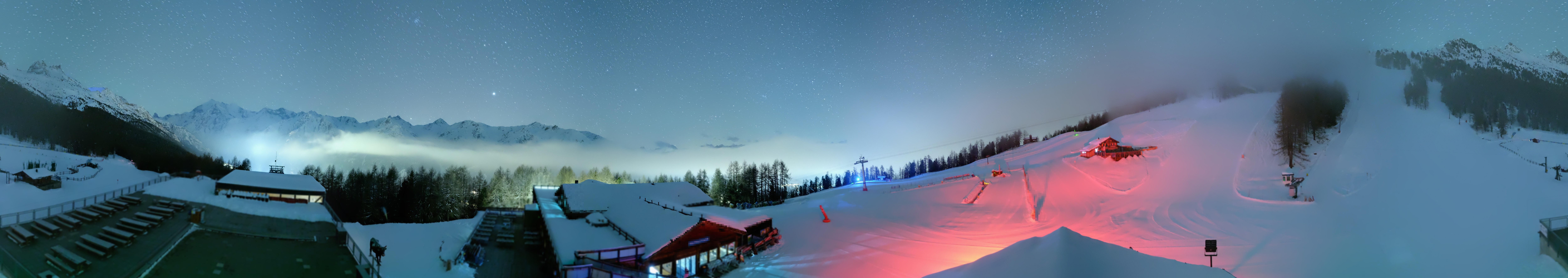 Archived image Webcam north "Hannigalp", Grächen in Valais