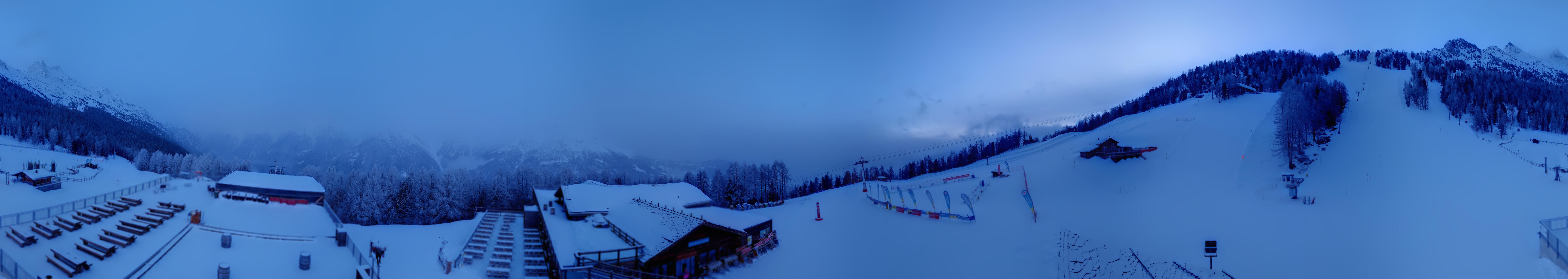 Archived image Webcam north "Hannigalp", Grächen in Valais