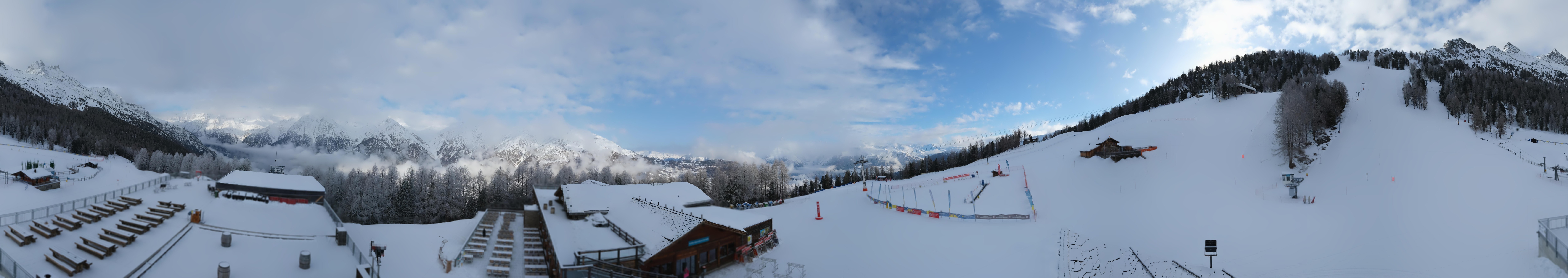 Archived image Webcam north "Hannigalp", Grächen in Valais