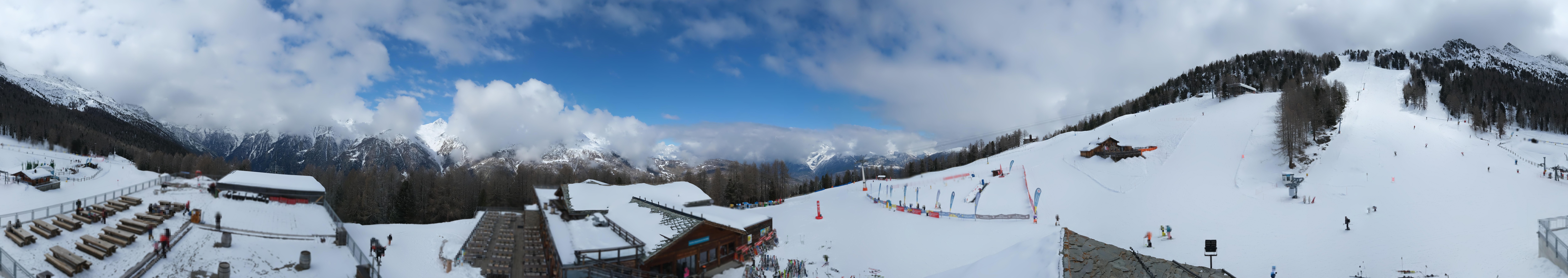 Archived image Webcam north "Hannigalp", Grächen in Valais