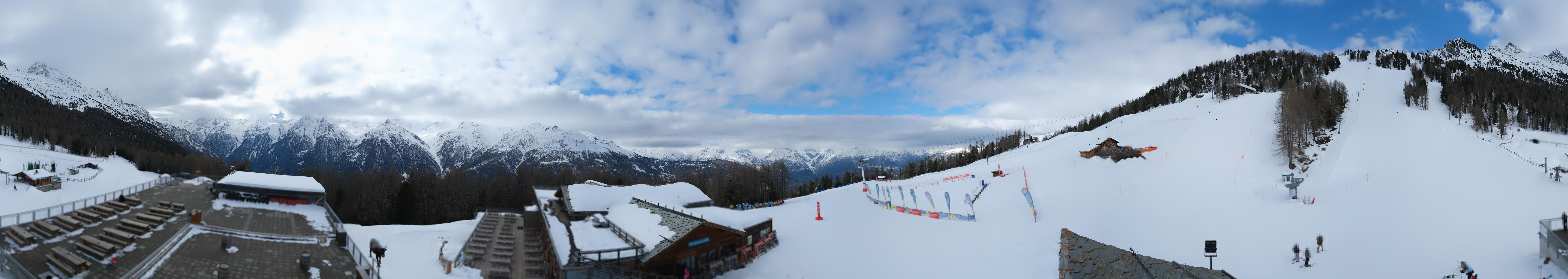 Archived image Webcam north "Hannigalp", Grächen in Valais