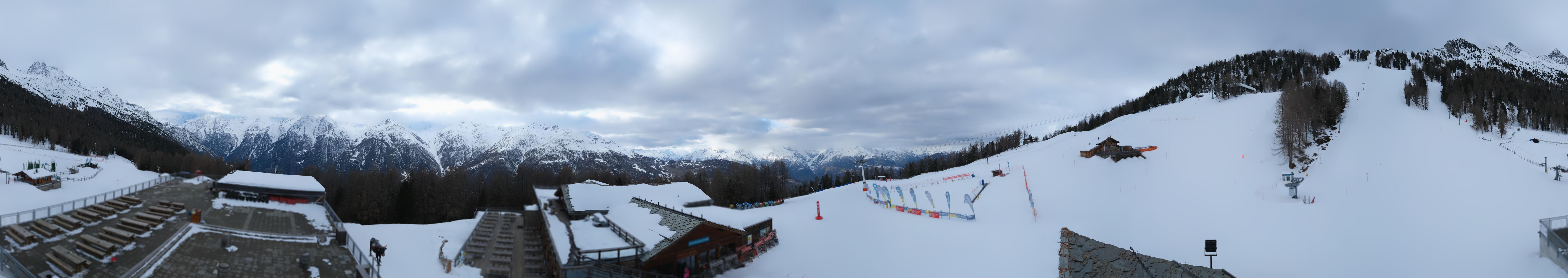 Archived image Webcam north "Hannigalp", Grächen in Valais