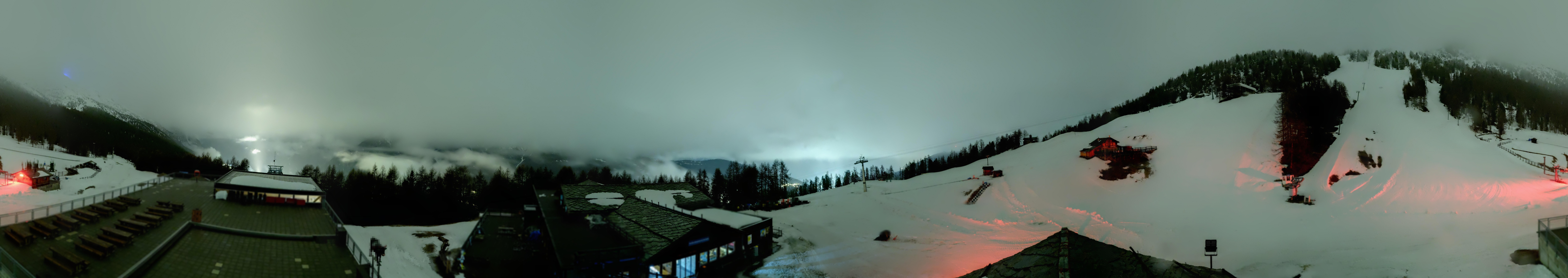 Archived image Webcam north "Hannigalp", Grächen in Valais