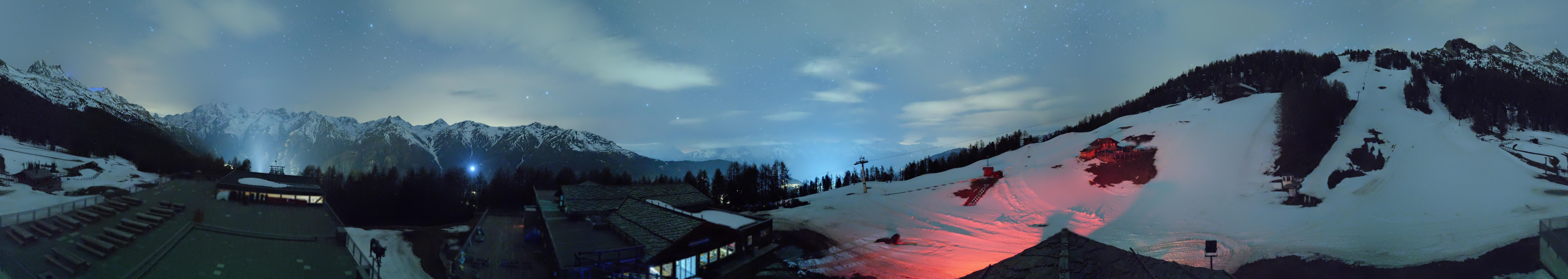 Archiv Foto Webcam Hannigalp Nord, Grächen im Wallis