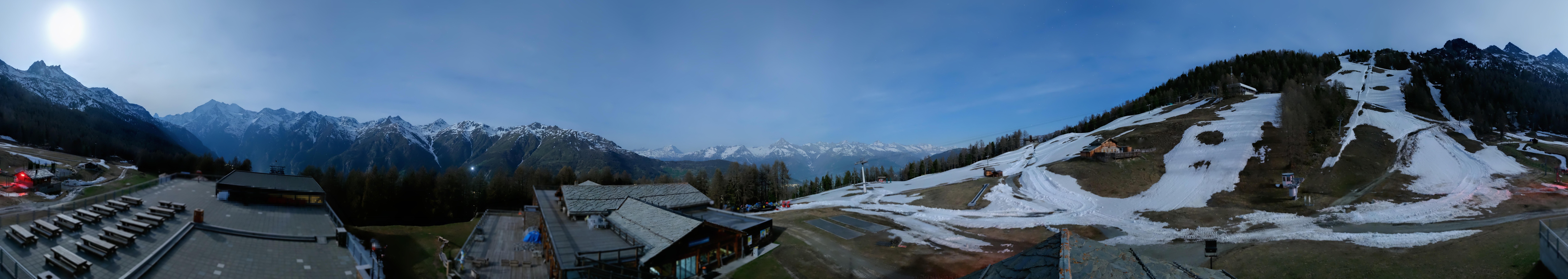 Archiv Foto Webcam Hannigalp Nord, Grächen im Wallis
