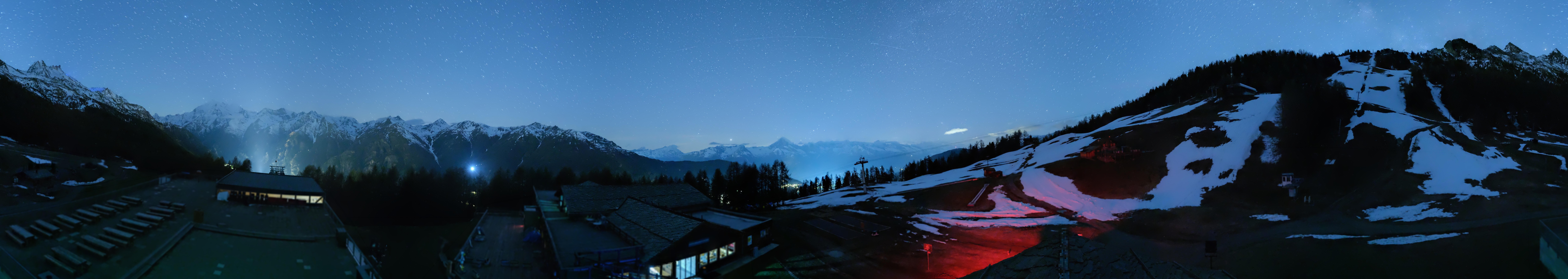 Archived image Webcam north "Hannigalp", Grächen in Valais