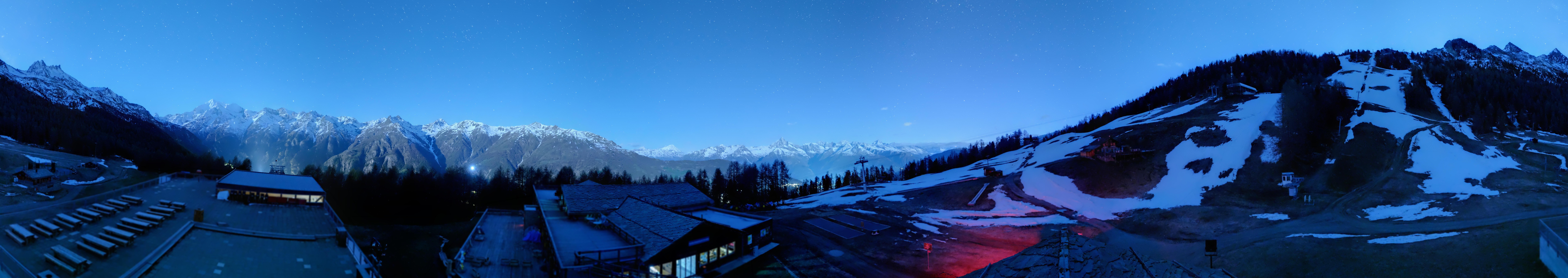 Archived image Webcam north "Hannigalp", Grächen in Valais