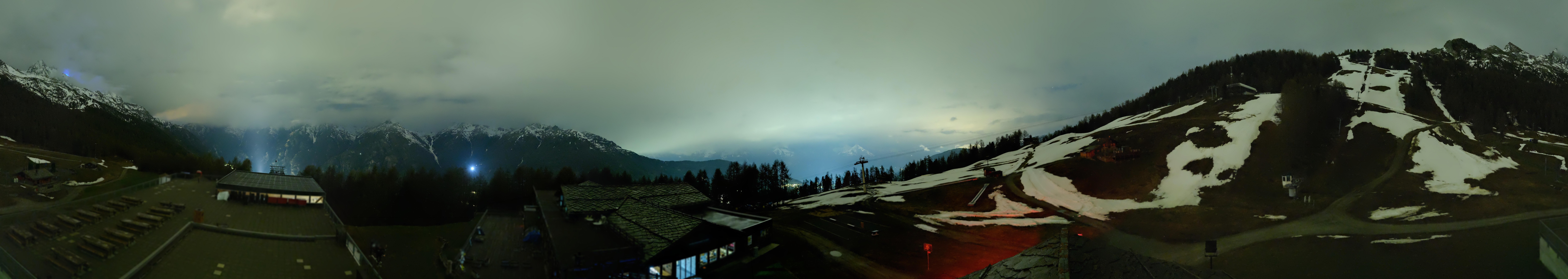 Archiv Foto Webcam Hannigalp Nord, Grächen im Wallis