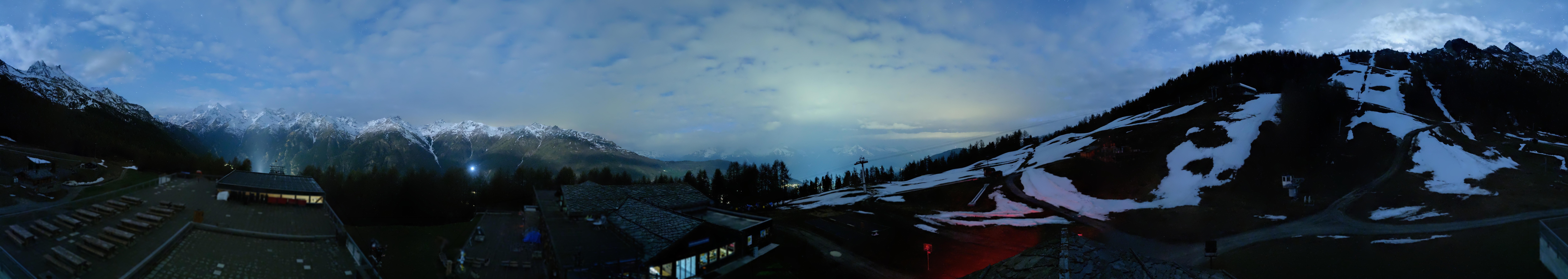 Archiv Foto Webcam Hannigalp Nord, Grächen im Wallis