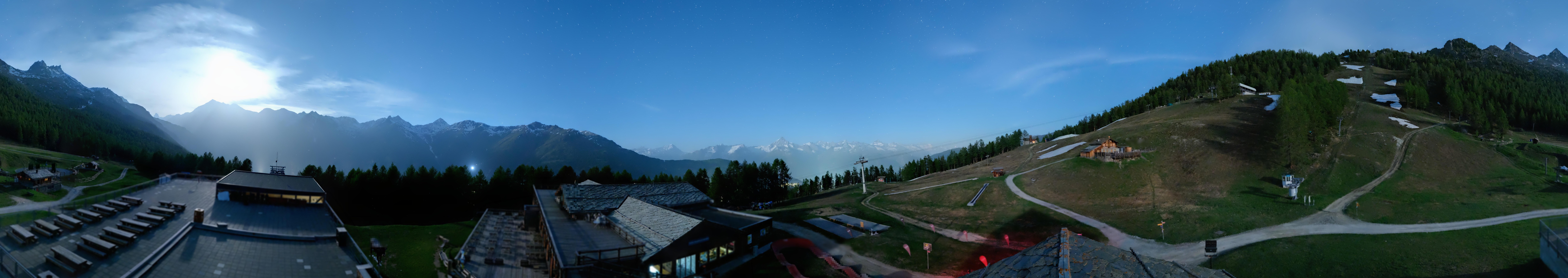 Archived image Webcam north "Hannigalp", Grächen in Valais