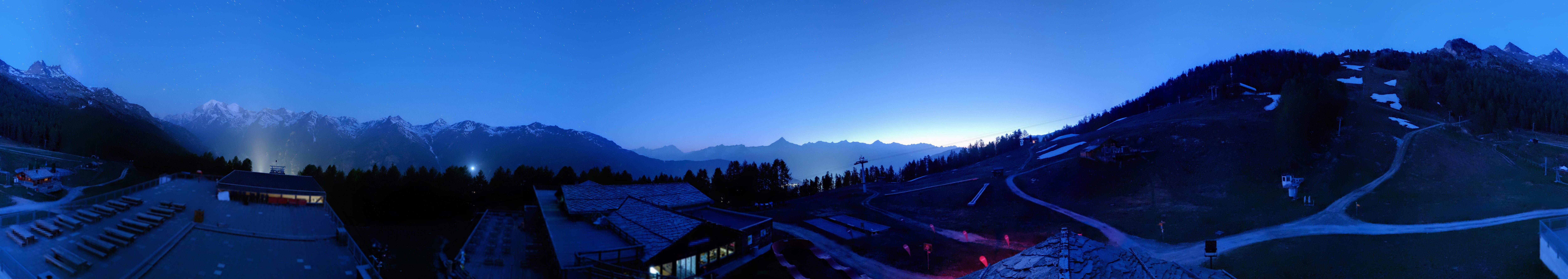 Archiv Foto Webcam Hannigalp Nord, Grächen im Wallis