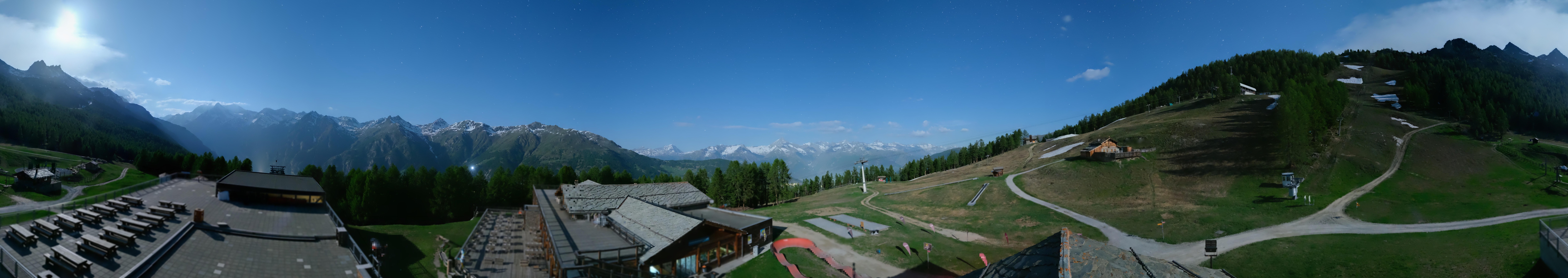 Archiv Foto Webcam Hannigalp Nord, Grächen im Wallis