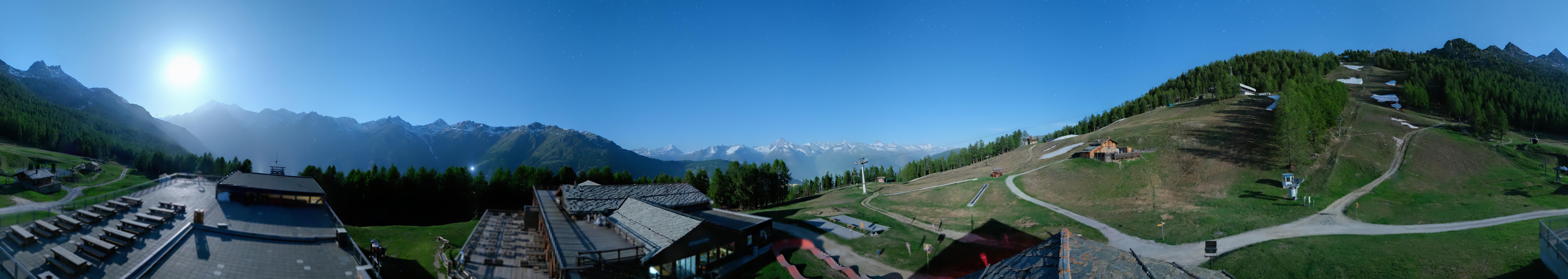 Archiv Foto Webcam Hannigalp Nord, Grächen im Wallis