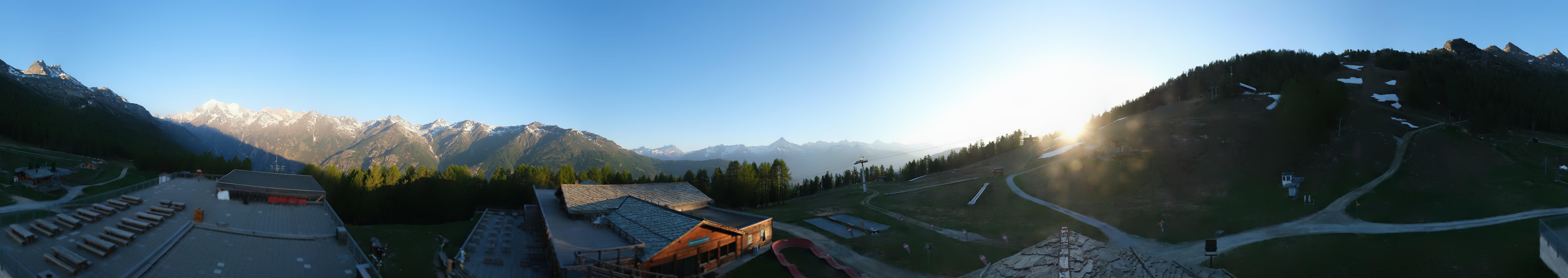 Archiv Foto Webcam Hannigalp Nord, Grächen im Wallis