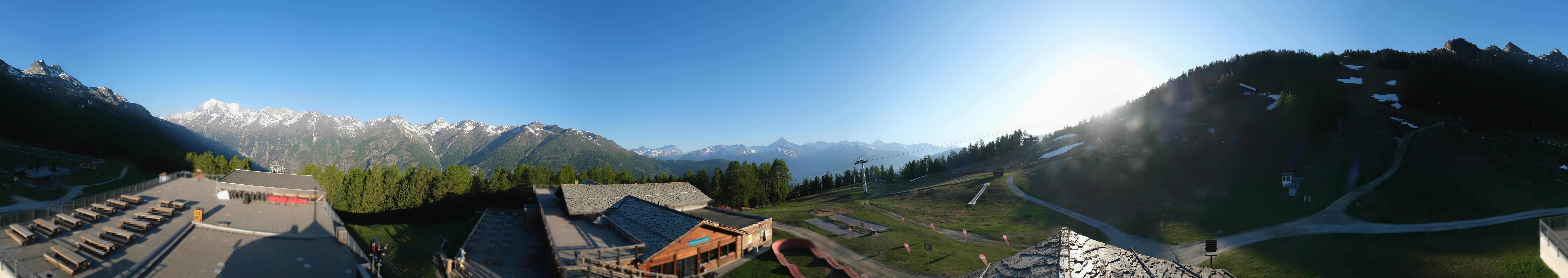 Archiv Foto Webcam Hannigalp Nord, Grächen im Wallis
